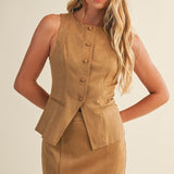 Clara Tan Vest