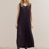 Roslyn Pleat Maxi Dress