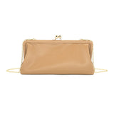 Tate Tan Clutch