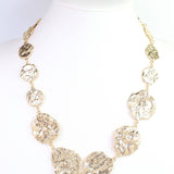 Ingham Textured Round Necklace