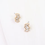 Hugo Crystal Drop Earrings