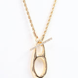 Gabby Long Pendant Necklace