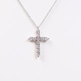 Valencourt CZ Cross Necklace