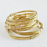 Brass Twisted Wire Bracelet