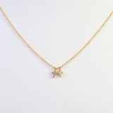 Adrian Cross Necklace Gold