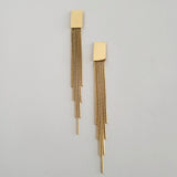 Square Fringe Earrings