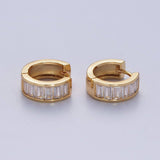 Minimalist Hoops Gold Huggies
