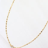 Minden Teardrop Baguette Necklace
