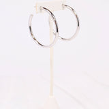 Arden Satin Hoop Earrings