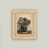 Mauve Floral Framed Art