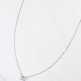 Lincoln CZ Baguette Necklace