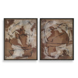 Moody Brown Abstract Art