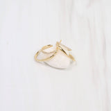 Chadron Double CZ Hoop Earrings