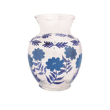 Blue Floral Vase