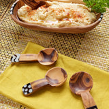 Wood Spice Spoons- Set/4