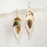 Feather Drop Earrings