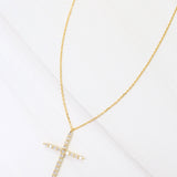 Yazoo CZ Cross Necklace