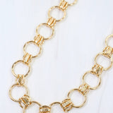 Amie Round Link Necklace