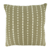 Natural Stitched Stripe Pillow
