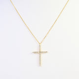 Yazoo CZ Cross Necklace