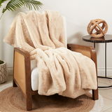 Faux Rabbit Fur Throw