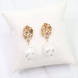 Eloise Baroque Pearl Drop Earrings
