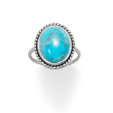 Oval Turquoise Ring