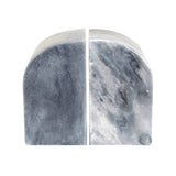 Grey Marble Bookends s/2