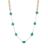 Turquoise Station Necklace