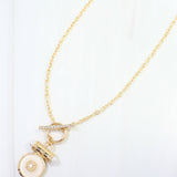 Kurri Circle Drop Necklace