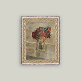 Valentine Rose Vase Art