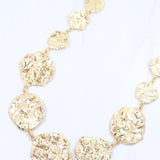Ingham Textured Round Necklace