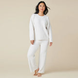 Marshmallow Reverse Seam Crew Neck Set