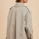 Troian Cropped Trench