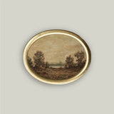 Moonlight Oval Art