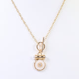Kurri Circle Drop Necklace