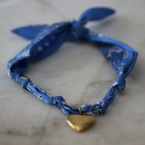 Blue Skies Scarf Necklace