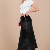 Macie Mineral Washed Skirt