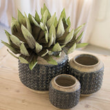 Knobby Blue Pot