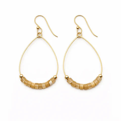 Heishi Aster Earrings