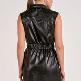 Eleanor Leather Dress