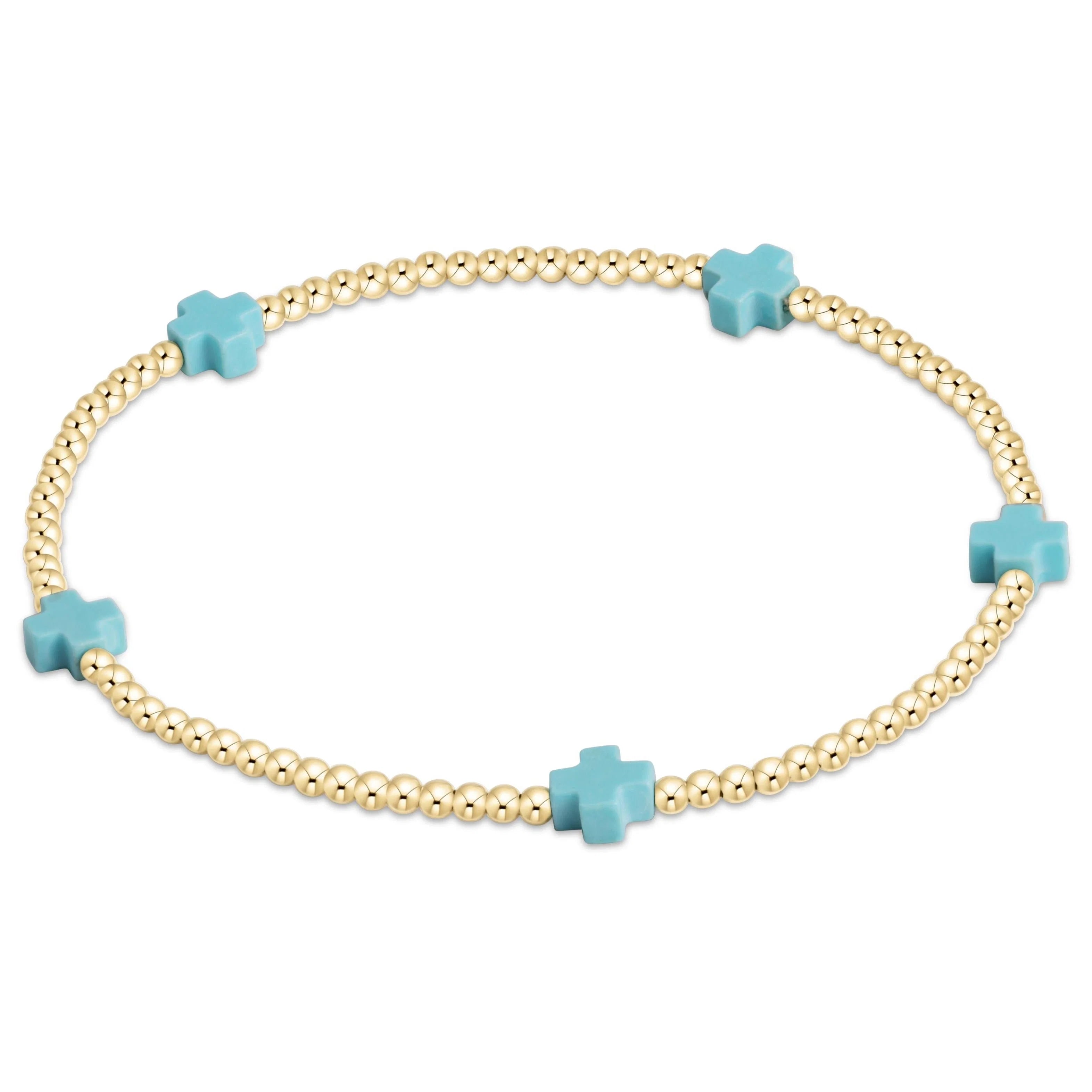 enewton Signature Small Cross 2mm Bracelet
