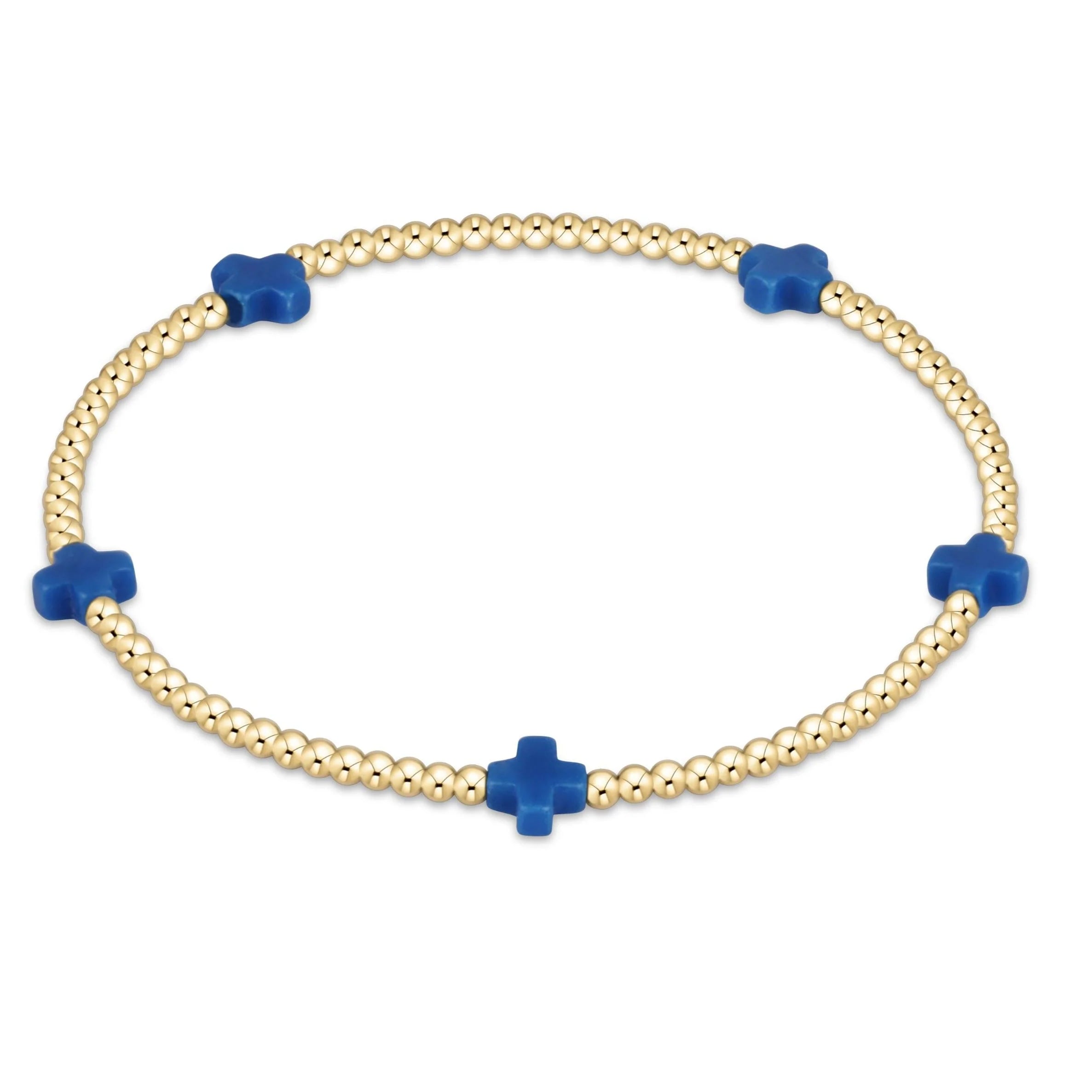 enewton Signature Small Cross 2mm Bracelet
