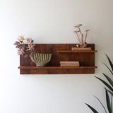 Tambour Wood Shelf