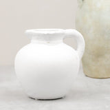 Warner White Handle Vase