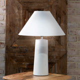 17.5″ SKINNY WHITE TABLE LAMP