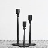 S/3 Blacksmith Candle Stands