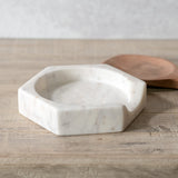 Marble Hexagon Spoon Rest