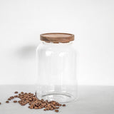 Clear Glass Canister