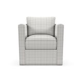 Rothko Swivel Chair - Plaid